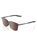 100% SPEEDLAB Cycling sunglasses - LEGERE SQUARE - grey/silver