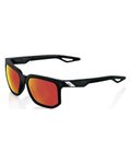 100% SPEEDLAB Cycling sunglasses - CENTRIC - black/red