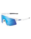 100% SPEEDLAB Cycling sunglasses - SPEEDCRAFT - white/blue