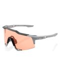100% SPEEDLAB Cycling sunglasses - SPEEDCRAFT - grey/orange