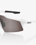 100% SPEEDLAB Cycling sunglasses - SPEEDCRAFT SL - white/silver