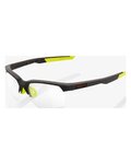 100% SPEEDLAB Cycling sunglasses - SPORTCOUPE - black/yellow