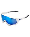 100% SPEEDLAB Cycling sunglasses - SPEEDTRAP - white/blue
