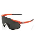 100% SPEEDLAB Cycling sunglasses - RACETRAP - orange/black