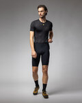 ALÉ Cycling short sleeve t-shirt - VELO ACTIVE INTIMO - black