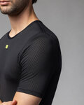 ALÉ Cycling short sleeve t-shirt - VELO ACTIVE INTIMO - black