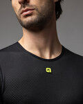 ALÉ Cycling short sleeve t-shirt - VELO ACTIVE INTIMO - black