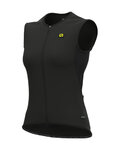 ALÉ Cycling gilet - CLIMA PROTECTION 2.0 THERMO LADY  - black