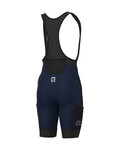 ALÉ Cycling bib shorts - GRAVEL STONES CARGO - blue