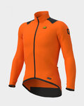 ALÉ Cycling winter long sleeve jersey - THERMAL R-EV1 - orange
