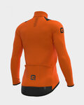 ALÉ Cycling winter long sleeve jersey - THERMAL R-EV1 - orange