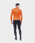 ALÉ Cycling winter long sleeve jersey - THERMAL R-EV1 - orange