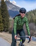 ALÉ Cycling long bib trousers - K-ATMO 2.0 KLIMATIK - green