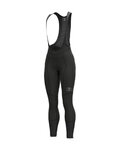 ALÉ Cycling long bib trousers - R-EV1 BLIZZARD - black