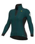 ALÉ Cycling thermal jacket - FUTURE WARM R-EV1 - green