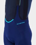 ALÉ Cycling bib shorts - K-TOUR KLIMATIK - blue