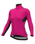 ALÉ Cycling thermal jacket - K-TORNADO 2.0 KLIMATIK - pink