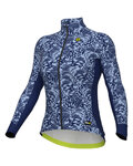 ALÉ Cycling winter long sleeve jersey - PAPILLON PR-R - blue/light blue