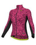 ALÉ Cycling winter long sleeve jersey - PAPILLON PR-R - pink