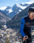 ALÉ Cycling winter long sleeve jersey - LOGO PR-S - blue