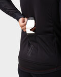 ALÉ Cycling thermal jacket - FONDO 2.0 PRAGMA - red