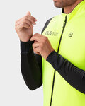ALÉ Cycling thermal jacket - FONDO 2.0 PRAGMA - yellow/black