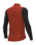 ALÉ Cycling winter long sleeve jersey - FONDO 2.0 SOLID - orange