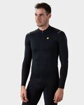ALÉ Cycling winter long sleeve jersey - WARM RACE 2.0 R-EV1 - black