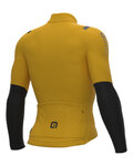 ALÉ Cycling winter long sleeve jersey - WARM RACE 2.0 R-EV1 - yellow