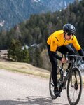 ALÉ Cycling winter long sleeve jersey - WARM RACE 2.0 R-EV1 - yellow