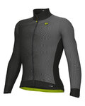 ALÉ Cycling winter long sleeve jersey - CIRCUS PR-S - black