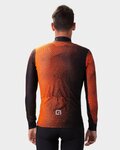 ALÉ Cycling winter long sleeve jersey - CIRCUS PR-S - orange