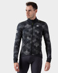 ALÉ Cycling thermal jacket - PLANET SOLID - black