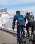 ALÉ Cycling thermal jacket - PLANET SOLID - blue