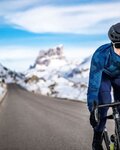 ALÉ Cycling thermal jacket - PLANET SOLID - blue