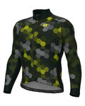 ALÉ Cycling thermal jacket - PLANET SOLID - green