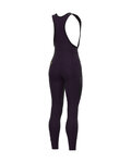 ALÉ Cycling long bib trousers - ROAD PR-R - purple