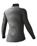 ALÉ Cycling winter long sleeve jersey - CIRCUS PR-S - black/white