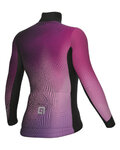 ALÉ Cycling winter long sleeve jersey - CIRCUS PR-S - black/pink