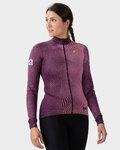 ALÉ Cycling winter long sleeve jersey - CIRCUS PR-S - purple