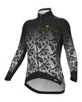 ALÉ Cycling thermal jacket - PYRAMID PR-R - white/black