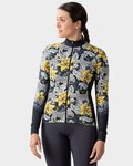 ALÉ Cycling winter long sleeve jersey - HIBISCUS PR-R - multicolour