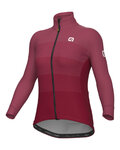 ALÉ Cycling thermal jacket - LEVEL PRAGMA - bordeaux