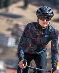 ALÉ Cycling winter long sleeve jersey - CHIOS SOLID - black/multicolour/grey