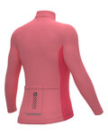 ALÉ Cycling winter long sleeve jersey - FONDO 2.0 SOLID - pink