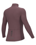 ALÉ Cycling winter long sleeve jersey - FONDO 2.0 SOLID - bordeaux