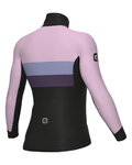 ALÉ Cycling winter long sleeve jersey - CHAOS OFF ROAD - GRAVEL - purple/black