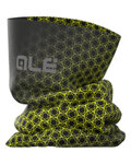 ALÉ Cycling neckwarmer - MAGNETE - black/yellow