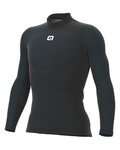 ALÉ Cycling long sleeve t-shirt - SHADE INTIMO - grey/black
