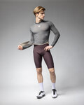 ALÉ Cycling long sleeve t-shirt - SHADE INTIMO - grey/black